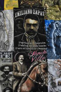 Os dois mais famosos revolucionários mexicanos (em Guadalajara, no México)